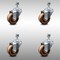 Service Caster 3 Inch SS High Temp Phenolic Wheel Swivel 12mm Threaded Stem Caster Set SCC SCC-SSTS20S314-PHSHT-M1215-4 - alternate 3